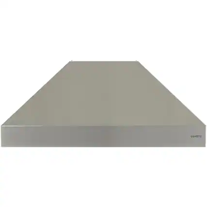 Front. Coyote - 36" Externally Vented Range Hood - Stainless steel.