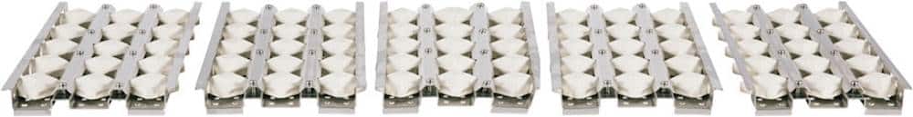Angle. Coyote - Ceramic Briquette for Select Coyote 42" Grills (5-Pack) - White.
