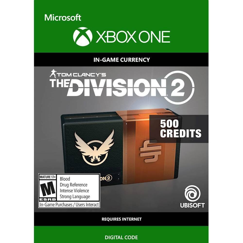 Front. Ubisoft - Tom Clancy's The Division 2 500 Premium Credits.