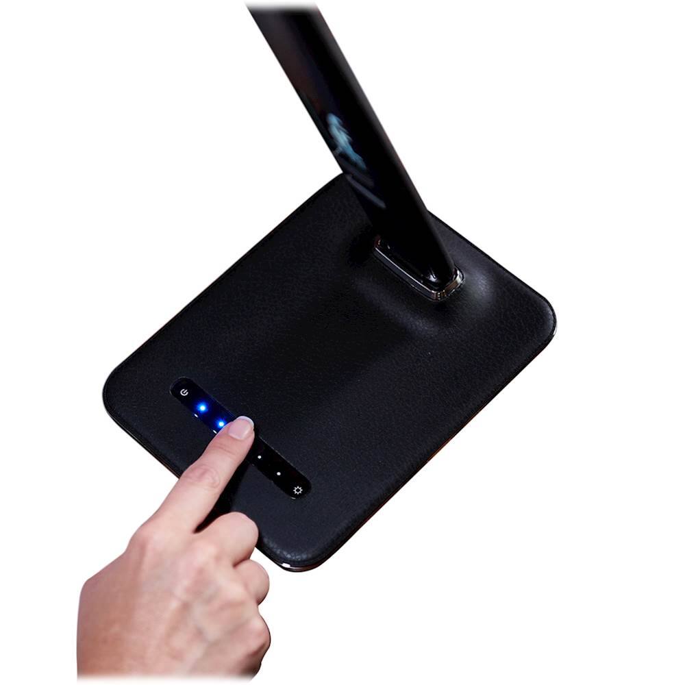 Alt View 11. OttLite - Wellness Series Renew LED Desk Lamp with USB Port - Black.