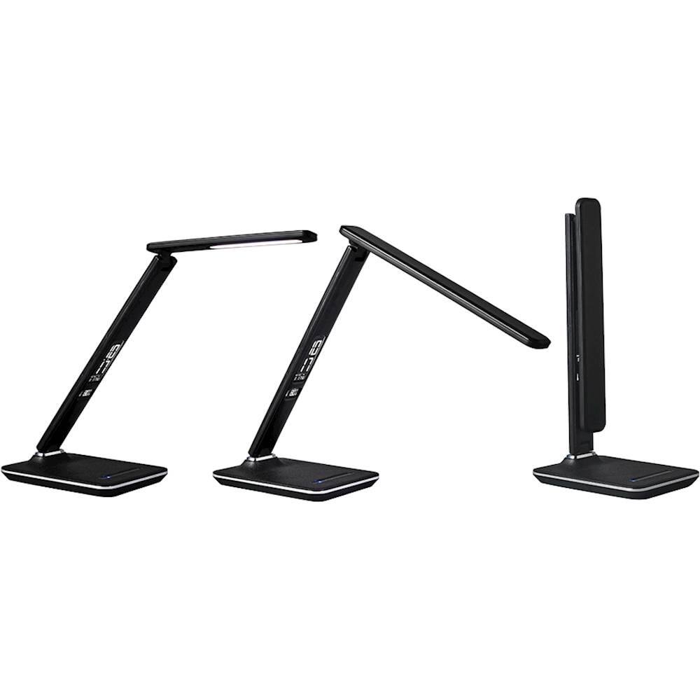 Alt View 12. OttLite - Wellness Series Renew LED Desk Lamp with USB Port - Black.