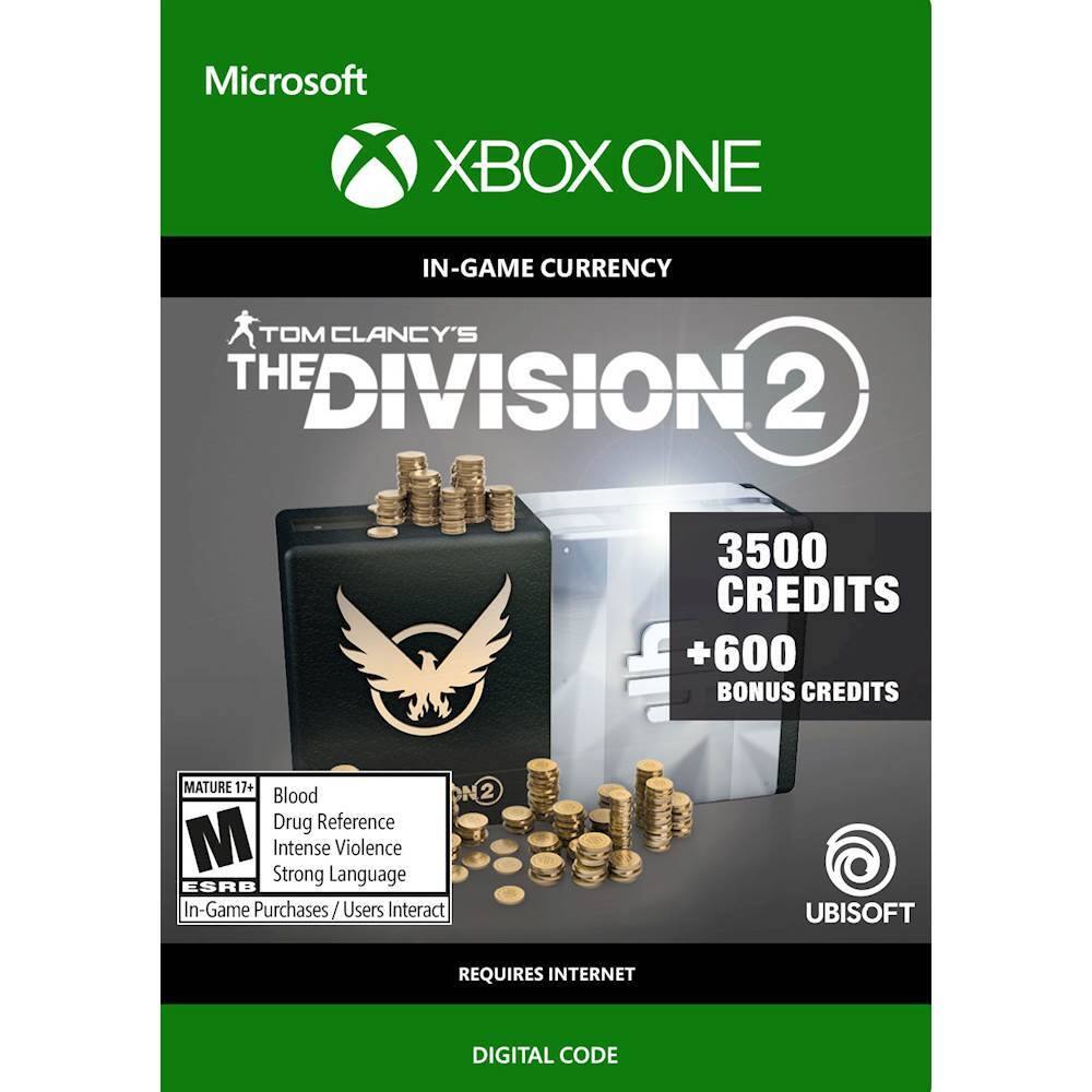 Front. Ubisoft - Tom Clancy's The Division 2 4,100 Premium Credits.