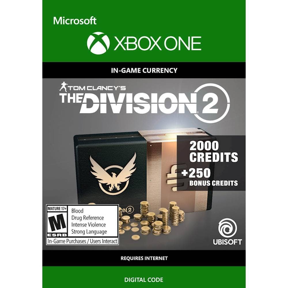 Front. Ubisoft - Tom Clancy's The Division 2 2,250 Premium Credits.