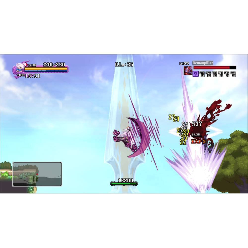 The image shows a video game with a character riding a dragon and attacking another character. The game is set in a sky background, and the characters are positioned in the center of the scene. The image also features a timer and a scoreboard, indicating that the game is in progress. The scoreboard shows that the player has 229 points, and the timer is at 13:31.