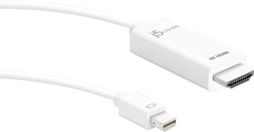 j5create - 6' Mini DisplayPort-to-HDMI Cable - White was $29.99 now $19.99 (33.0% off)