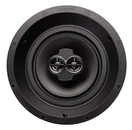 Front. Russound - 6-1/2" Passive 2-Way In-Ceiling Speaker (Each) - Black.