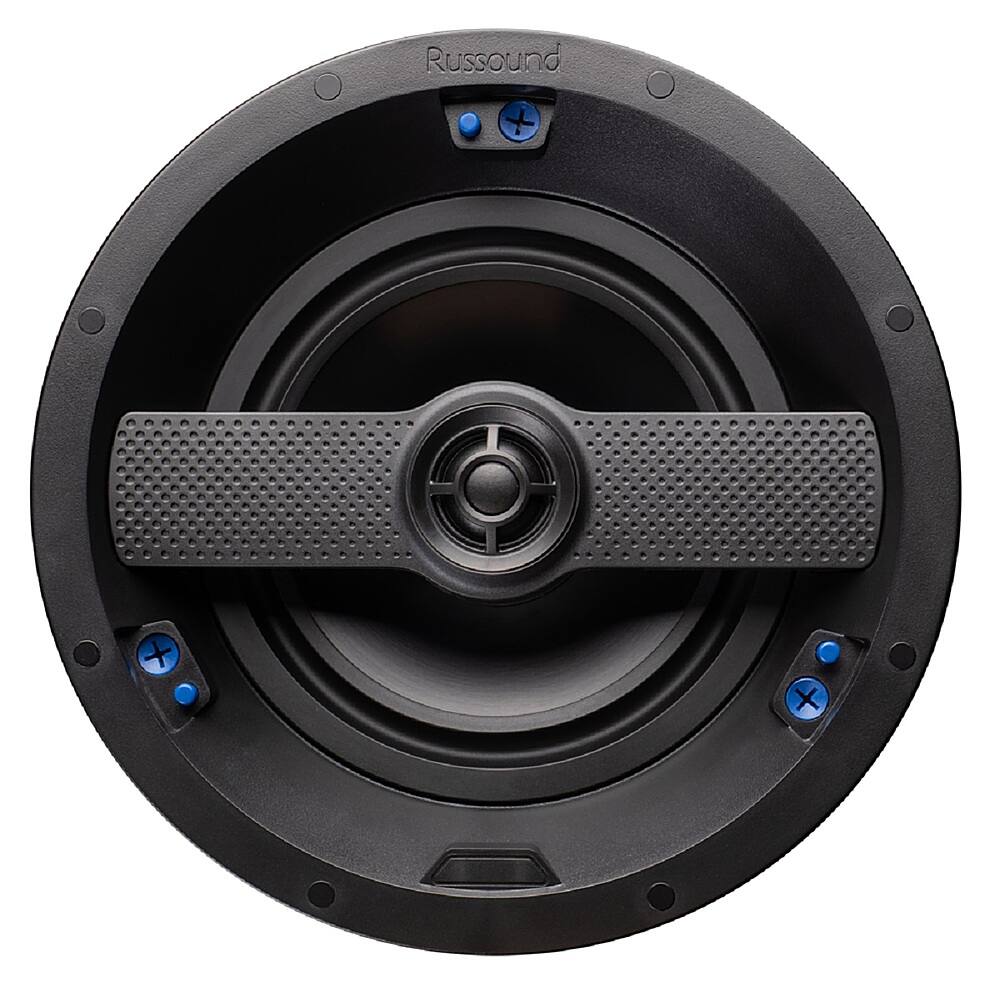 Front. Russound - 6-1/2" Passive 2-Way In-Ceiling Speaker (Each) - Black.