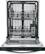 Alt View 12. Frigidaire - 24" Top Control Tall Tub Built-In Dishwasher with Stainless Steel Tub.