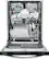 Alt View 13. Frigidaire - 24" Top Control Tall Tub Built-In Dishwasher with Stainless Steel Tub.