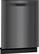 Angle. Frigidaire - Gallery 24" Top Control Tall Tub Built-In Dishwasher - Black stainless steel.