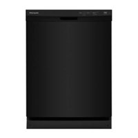 Frigidaire - 24" Front Control Tall Tub Built-In Dishwasher - Black - Front_Zoom