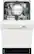 Alt View 12. Frigidaire - Frigidaire 18" Compact Front Control Built-In Dishwasher with Stainless Steel Tub, 52 dba - White.