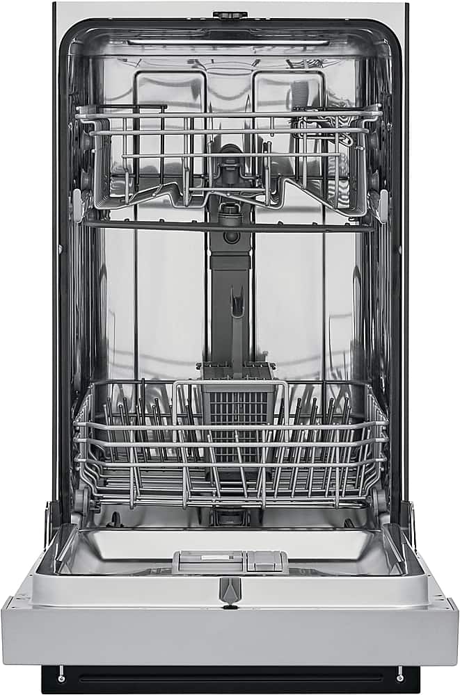 Alt View 14. Frigidaire - Frigidaire 18" Compact Front Control Built-In Dishwasher with Stainless Steel Tub, 52 dba - Stainless Steel.