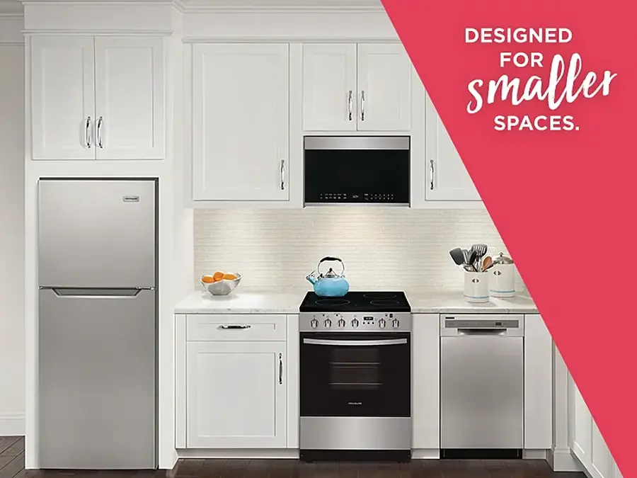 Alt View 2. Frigidaire - Frigidaire 18" Compact Front Control Built-In Dishwasher with Stainless Steel Tub, 52 dba - Stainless Steel.
