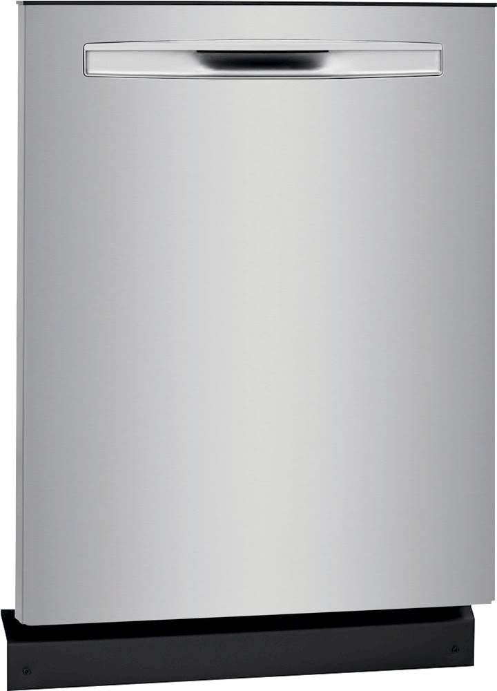 Angle View: Frigidaire - Gallery 24" Top Control Tall Tub Built-In Dishwasher - Stainless steel