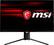 Front. MSI - Oculux 24.5" LED FHD G-SYNC Monitor - Metallic Black.