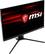 Alt View 14. MSI - Oculux 24.5" LED FHD G-SYNC Monitor - Metallic Black.