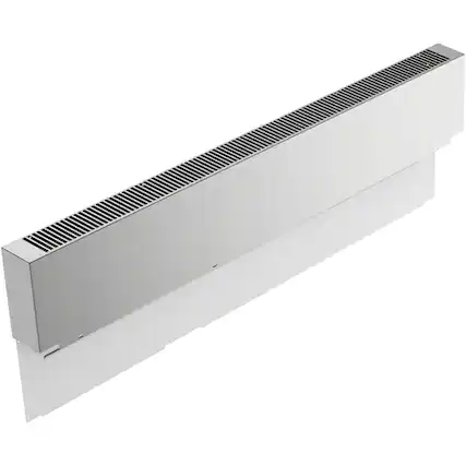 Front. Thermador - Backguard for Pro Grand PRG486WDG - Stainless Steel.