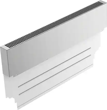 Angle. Thermador - Backguard for Ranges - Stainless steel.