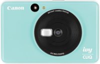 Front Zoom. Canon - IVY Cliq Instant Film Camera - Mint Green.