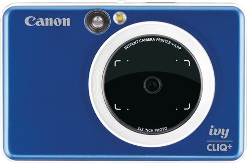 Canon - IVY Cliq+ Instant Film Camera - Sapphire Blue was $159.99 now $89.99 (44.0% off)