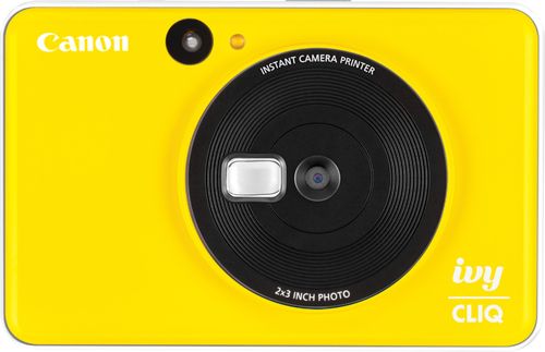 Canon - IVY Cliq Instant Film Camera - Bumblebee Yellow