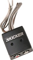 KICKER - Speaker wire-to-RCA Converter - Black - Front_Zoom