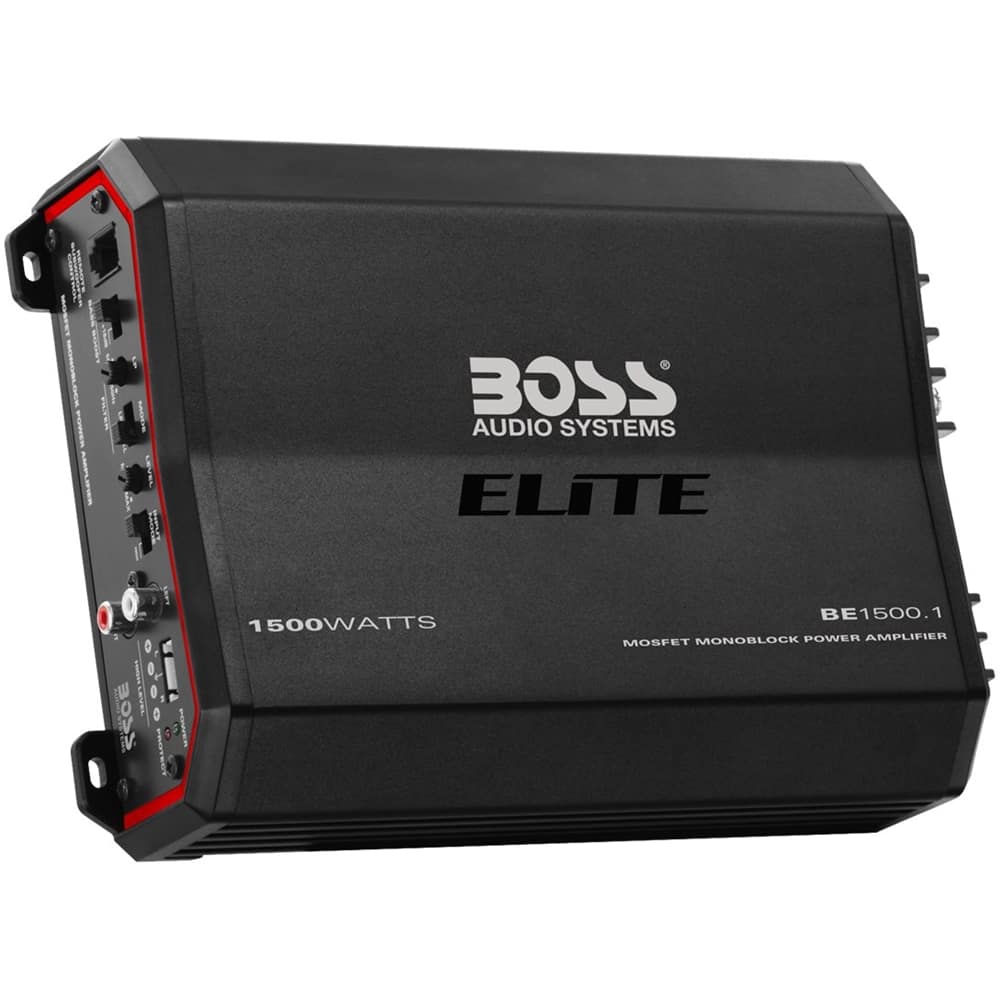 Alt View 11. BOSS Audio - ELITE 1500W Class AB Mono MOSFET Amplifier with Variable Low-Pass Crossover - Black.