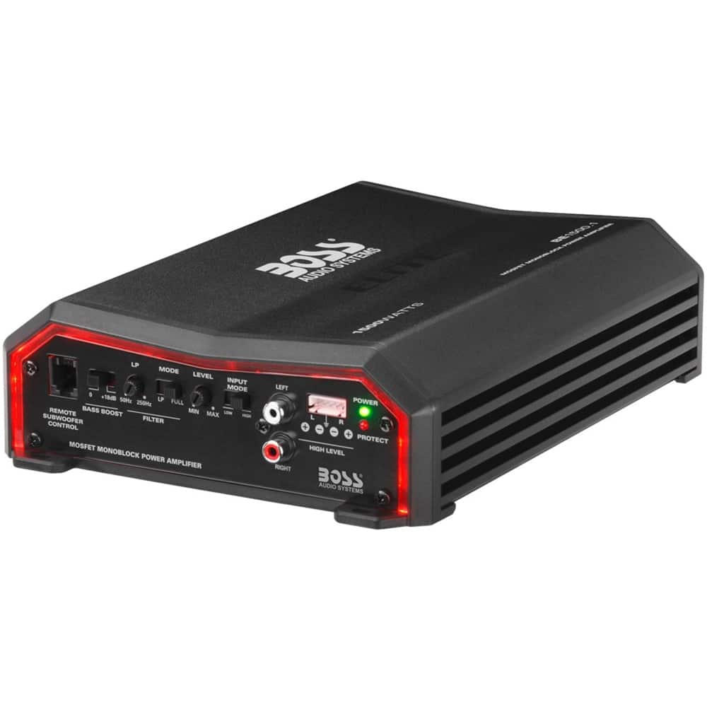 Alt View 12. BOSS Audio - ELITE 1500W Class AB Mono MOSFET Amplifier with Variable Low-Pass Crossover - Black.