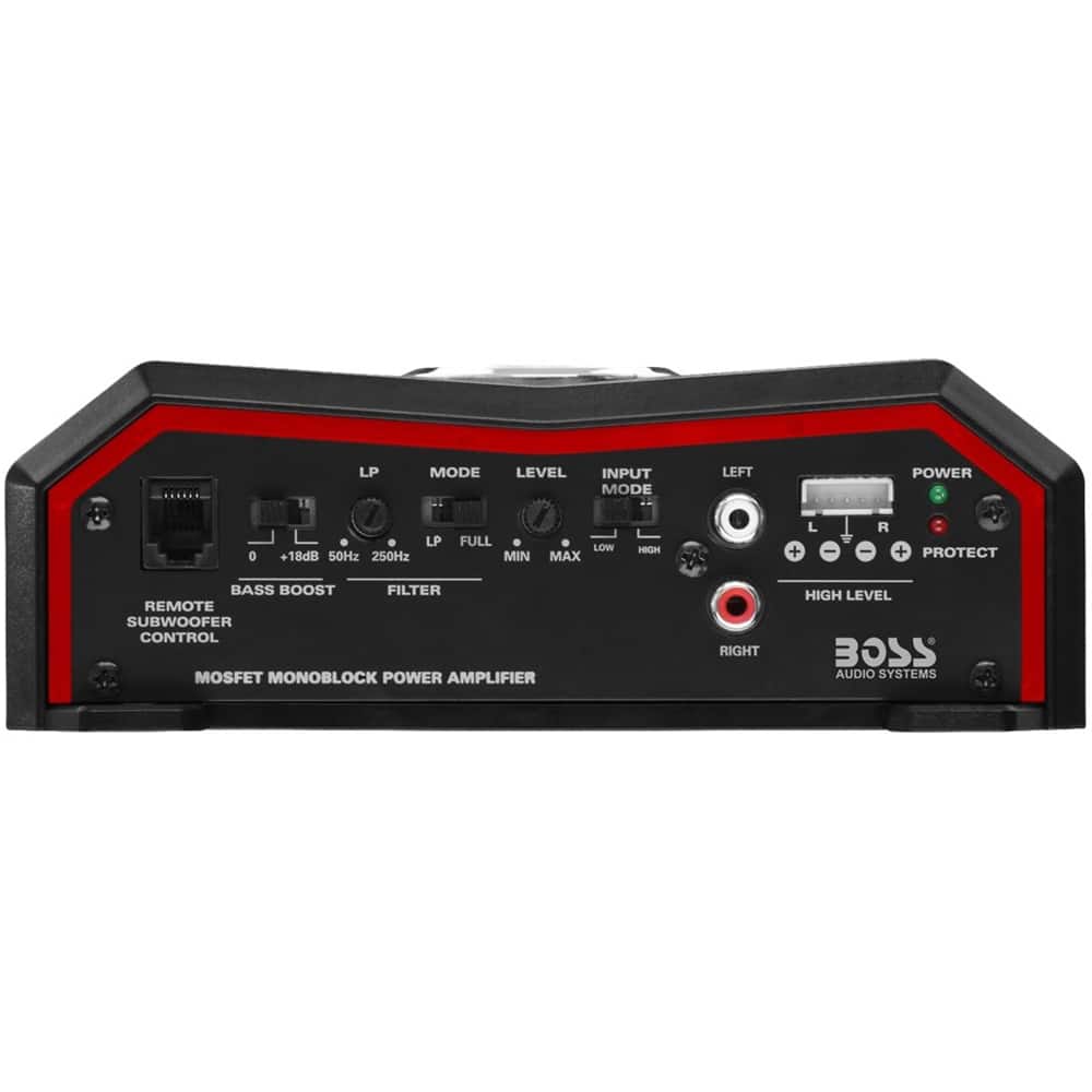Alt View 13. BOSS Audio - ELITE 1500W Class AB Mono MOSFET Amplifier with Variable Low-Pass Crossover - Black.