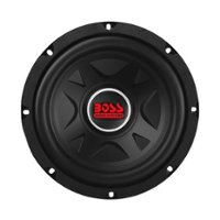 BOSS Audio - Elite 8" Dual-Voice-Coil 8-Ohm Subwoofer - Black - Front_Zoom