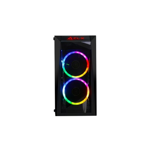 CLX - Gaming Desktop - AMD Ryzen 5 2600 - 16GB Memory - NVIDIA GeForce GTX 1660 - 1TB HDD + 120GB SSD - Black