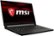 Angle Zoom. MSI - 15.6" Gaming Laptop - Intel Core i7 - 32GB Memory - NVIDIA GeForce RTX 2060 - 512GB Solid State Drive - Matte Black With Gold Diamond Cut.