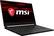 Angle Zoom. MSI - 15.6" Gaming Laptop - Intel Core i7 - 32GB Memory - NVIDIA GeForce RTX 2060 - 512GB Solid State Drive - Matte Black With Gold Diamond Cut.