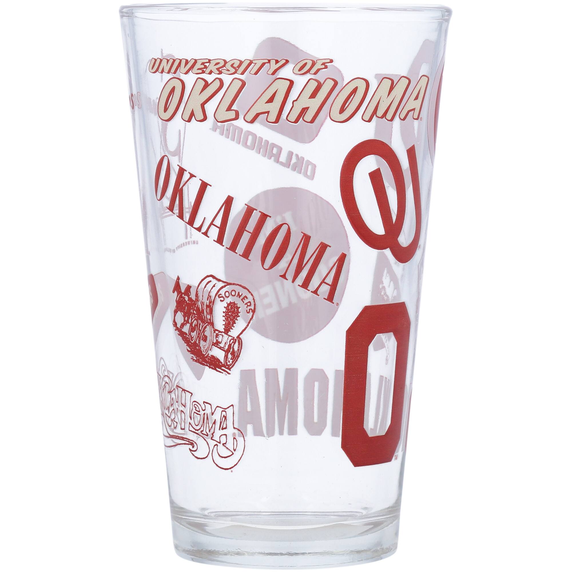Indigo Falls Oklahoma Sooners Pint Glass - Thumbnail 2