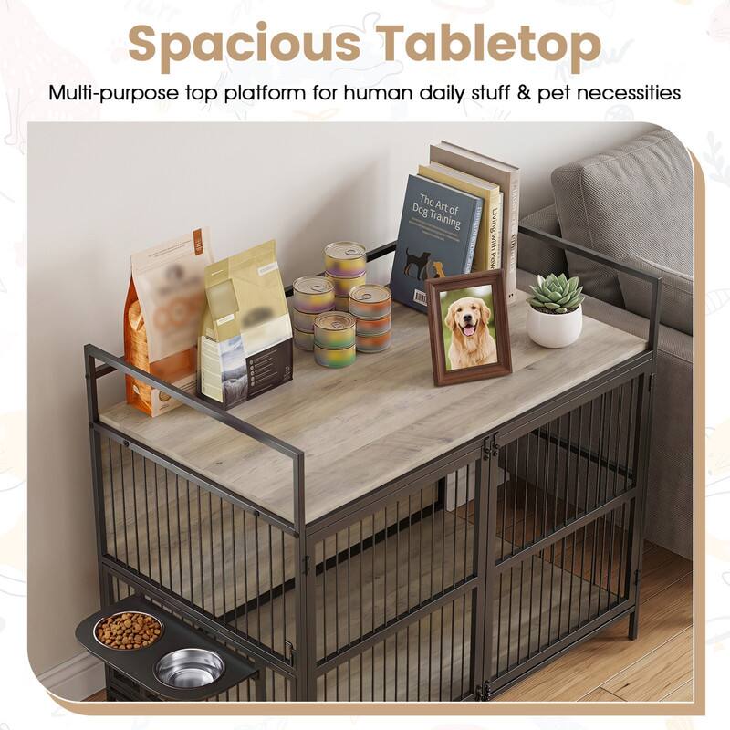 Spacious Tabletop  
Multi-purpose top platform for human daily stuff & pet necessities  

The Art of Dog Training  
Living with Paw