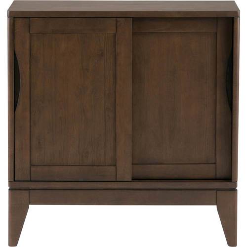 Simpli Home - Harper Low Storage Cabinet - Walnut Brown