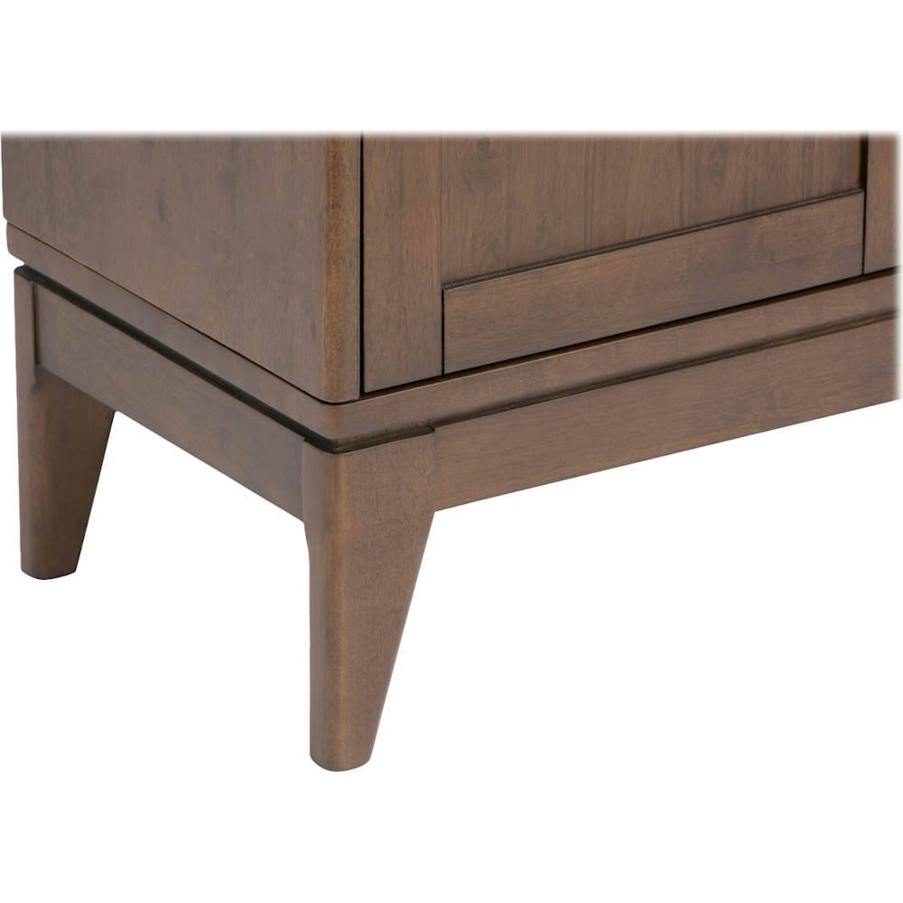 Alt View 14. Simpli Home - Harper Low Storage Cabinet - Walnut Brown.