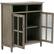 Alt View 11. Simpli Home - Warm Shaker Rustic Medium Media Storage Cabinet - Distressed Gray.