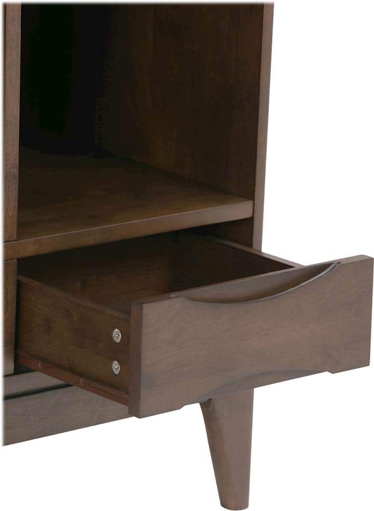 Simpli Home Harper Mid Century Modern Cube Storage Bookcase With