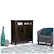 Alt View Zoom 14. Simpli Home - Warm Shaker SOLID WOOD 39 inch Wide Transitional Medium Storage Media Cabinet - Tobacco Brown.