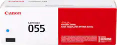 Front. Canon - 055 Standard Capacity Toner Cartridge - Cyan.