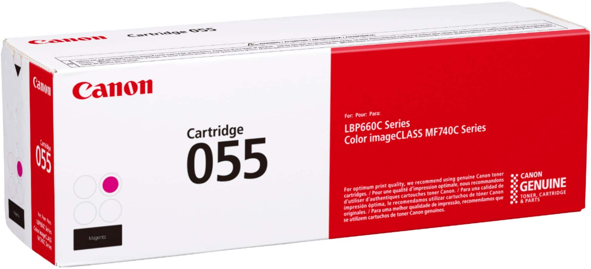 Canon 055 Standard Capacity Magenta Toner Cartridge Magenta CRG