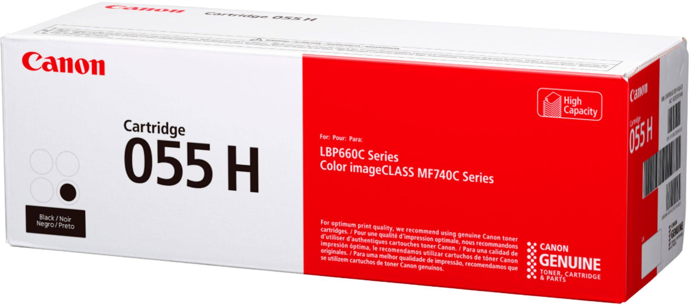 Alt View 11. Canon - 055 H XL High-Yield Toner Cartridge - Black.