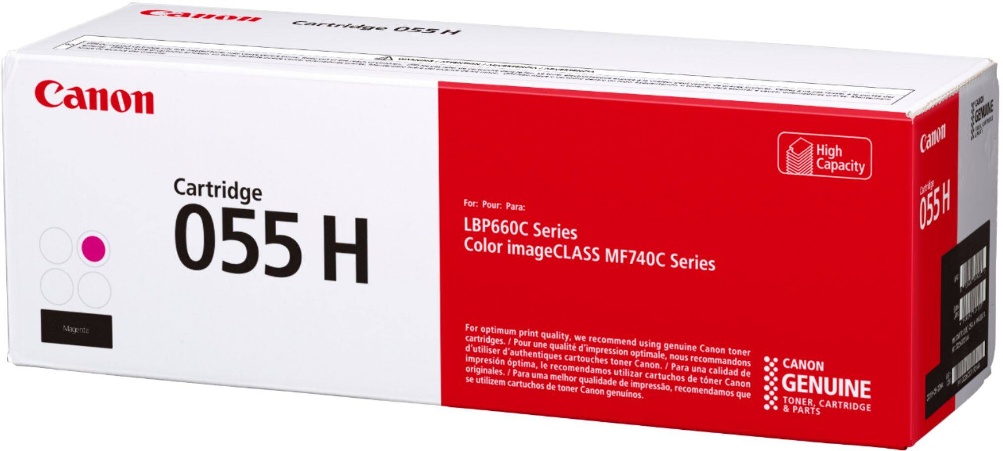 Alt View 11. Canon - 055 H XL High-Yield Toner Cartridge - Magenta.