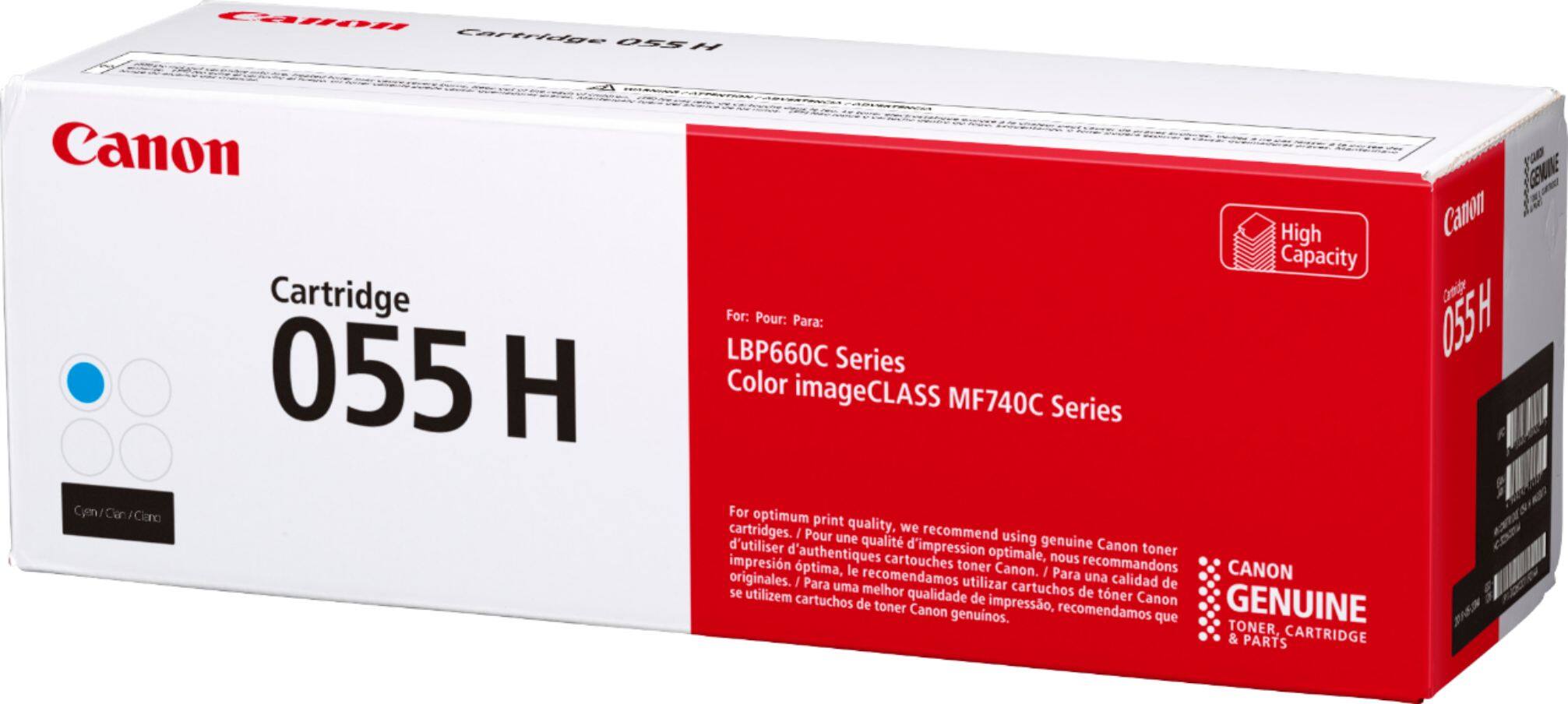 Alt View 11. Canon - 055 H XL High-Yield Toner Cartridge - Cyan.