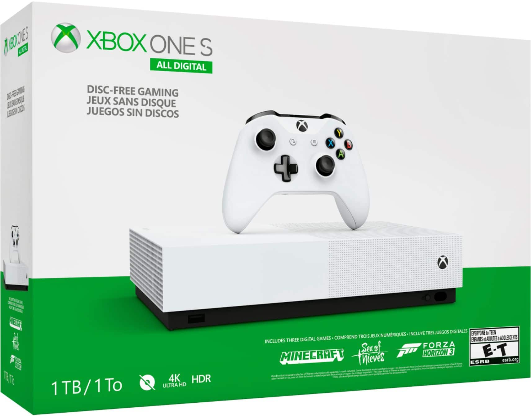 Best Buy: Microsoft Xbox One S 1TB All-Digital Edition Console