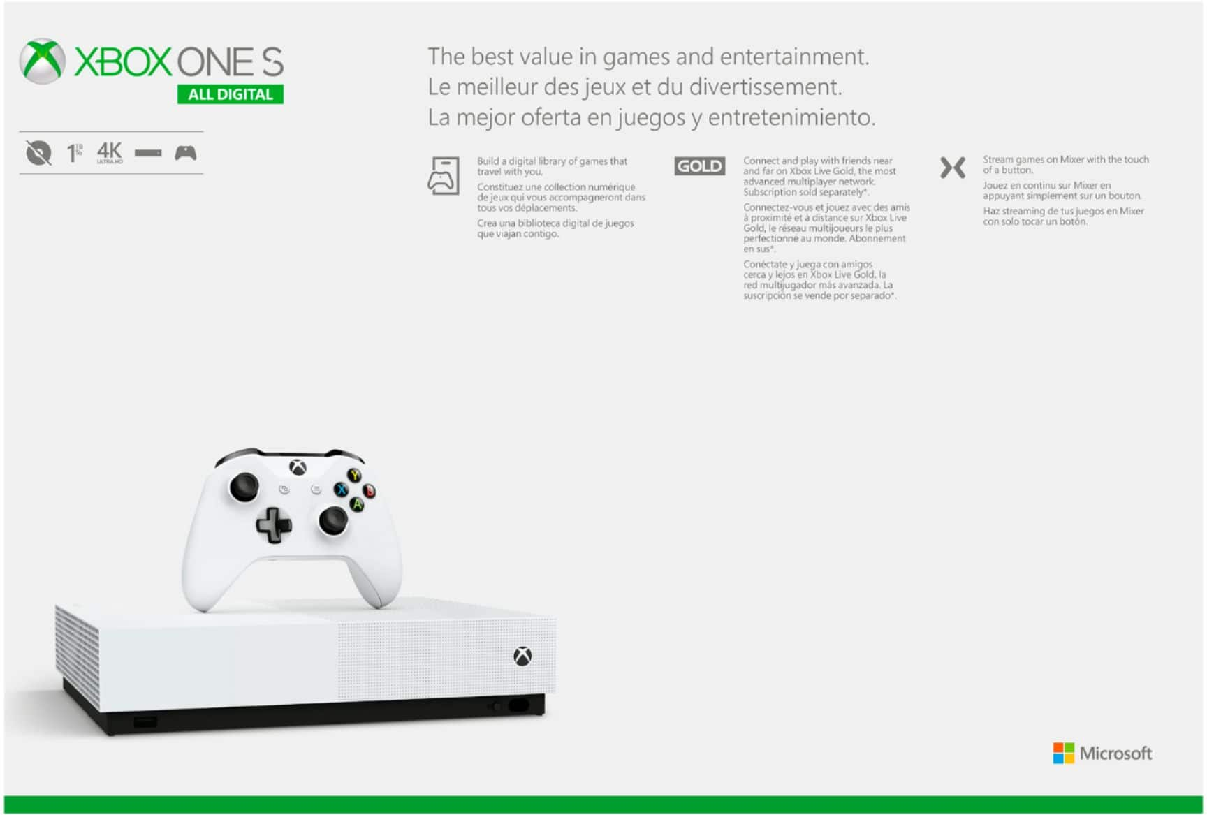 xbox one s all digital 2tb