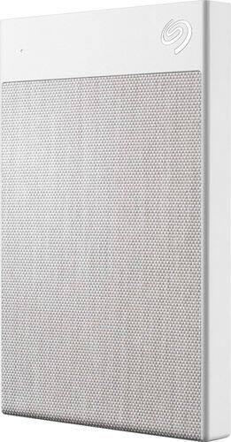 Seagate - Backup Plus Ultra Touch 2TB External USB-C/USB 3.0 Portable Hard Drive with Hardware Encryption - White-Front_Standard