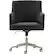 Front. Finch - Belmont Modern Twill Home Office Chair - Gray.